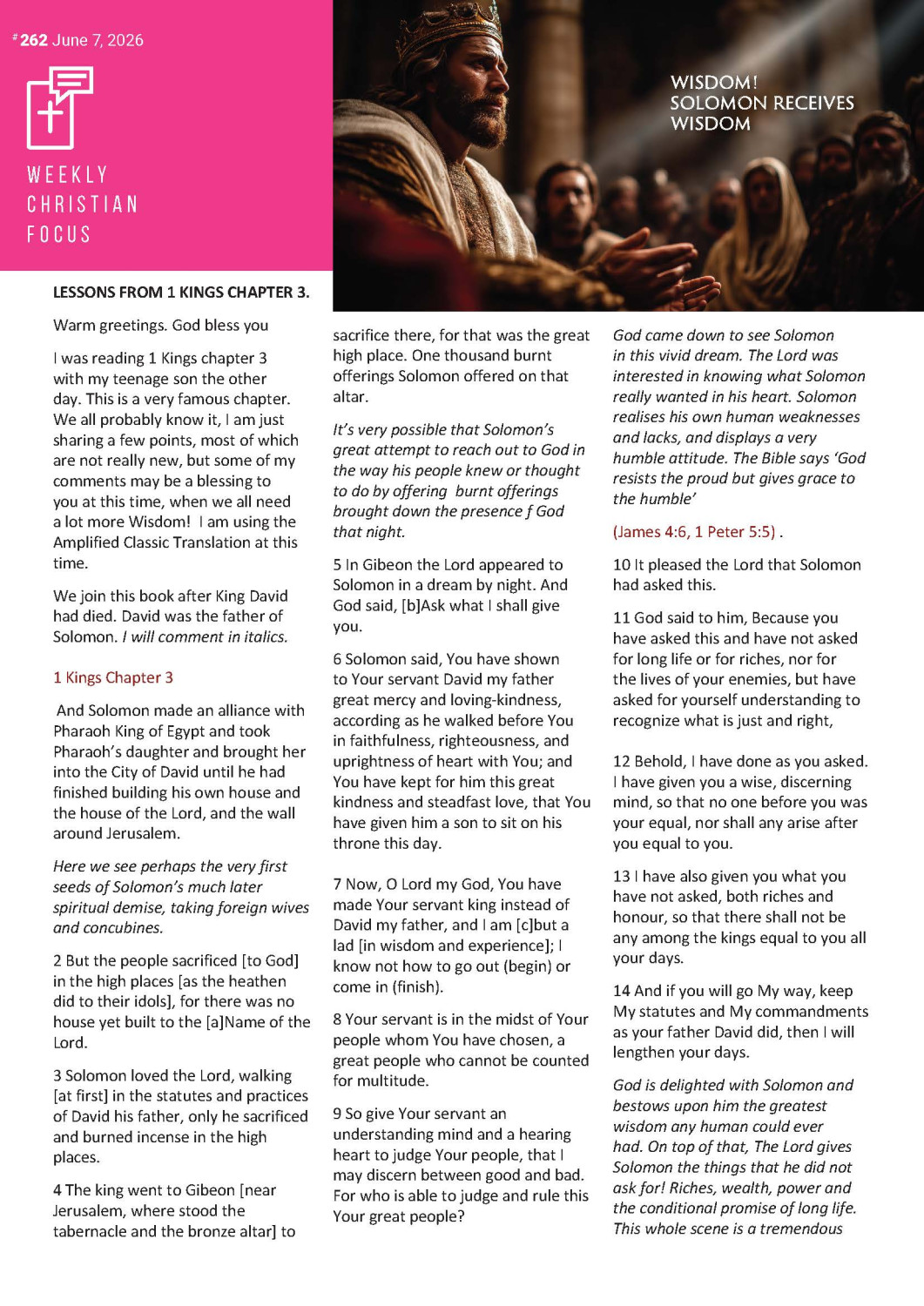 WCF 262 front page