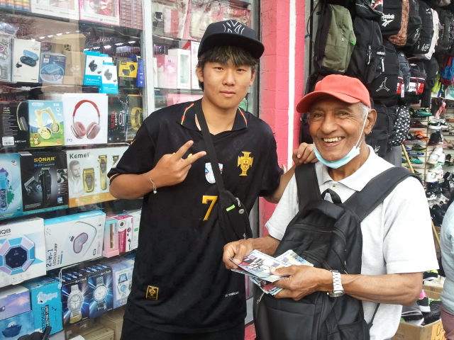 11 With a young Chinese man